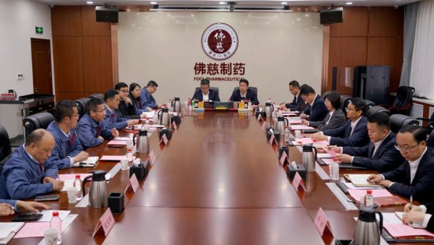 甘肃省公交建高速服务集团公司党委书记、董事长刘涛一行莅临佛慈集团调研交流